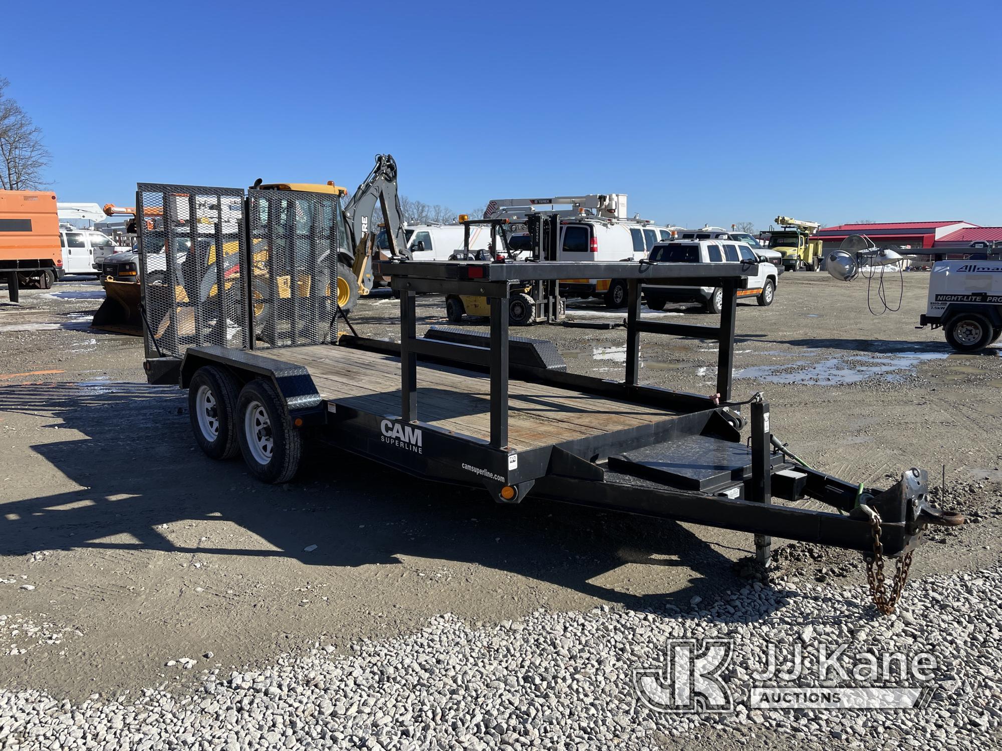 (Shrewsbury, MA) 2015 Cam Superline 3CAM16 T/A Tagalong Equipment Trailer