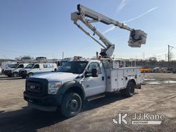 (Plymouth Meeting, PA) Versalift SST40EIH, Articulating & Telescopic Bucket Truck mounted on 2011 Fo