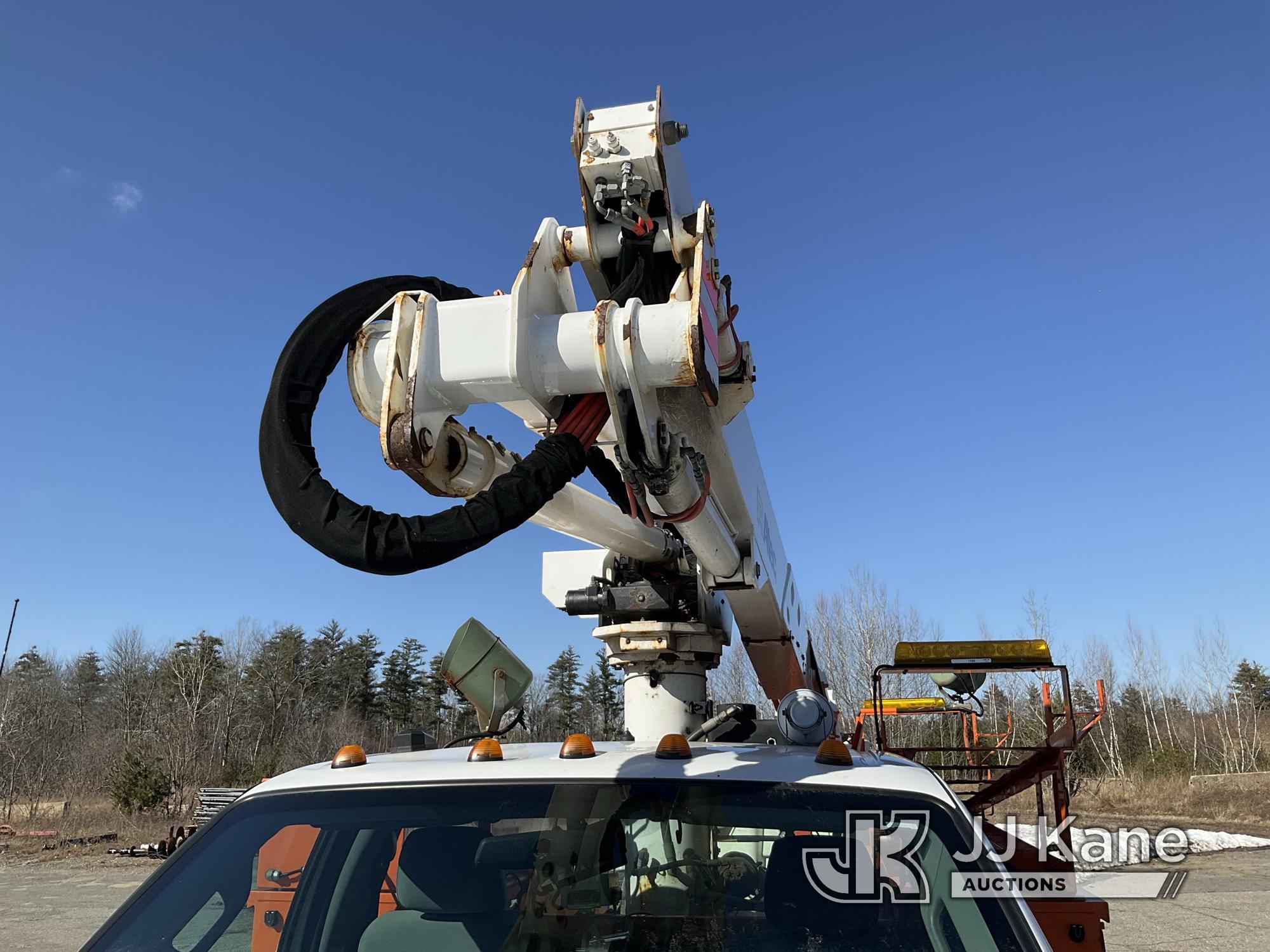 (Wells, ME) Altec AT37G, Articulating & Telescopic Bucket Truck mounted behind cab on 2014 Ford F550