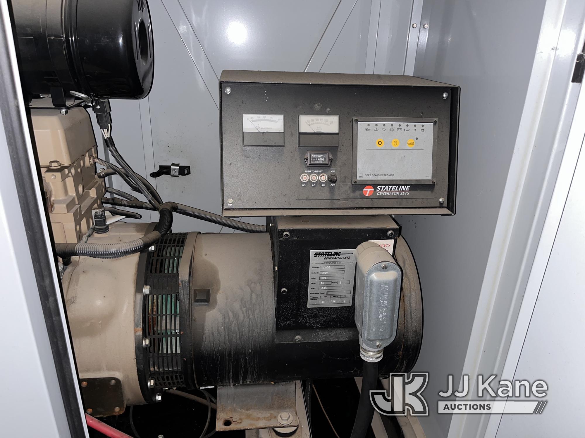 (Shrewsbury, MA) 2011 Stateline Power SJ-30 Marathon Electric 30 KW Generator Running & Operating Wh