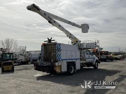 (Plymouth Meeting, PA) Versalift V0255REV-02, Over-Center Bucket Truck mounted behind cab on 2010 Fo