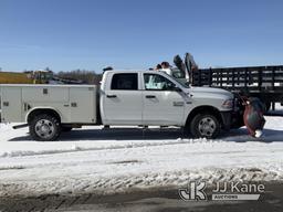 (Rome, NY) 2017 RAM 2500 4x4 Crew-Cab Service Truck Runs & Moves, Body & Rust Damage, Seller states: