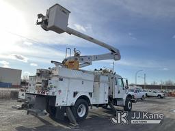 (Rome, NY) Altec AN55-OC, Material Handling Bucket Truck rear mounted on 2014 Freightliner M2 106 4x