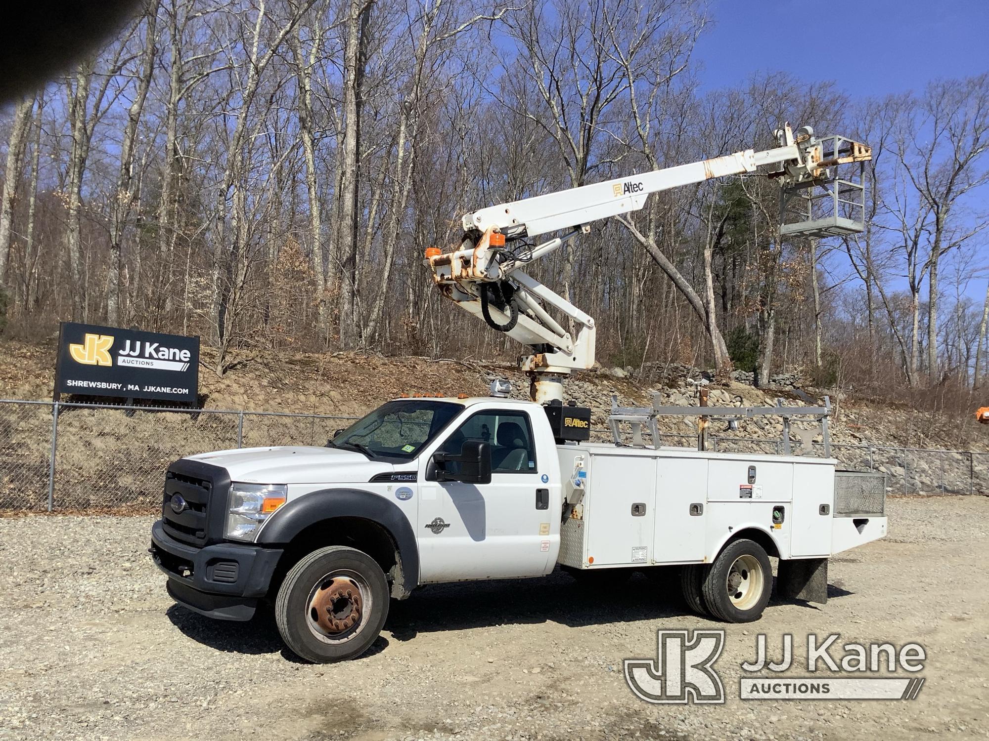 (Shrewsbury, MA) Altec AT235-P, Articulating & Telescopic Non-Insulated Cable Placing Bucket Truck m