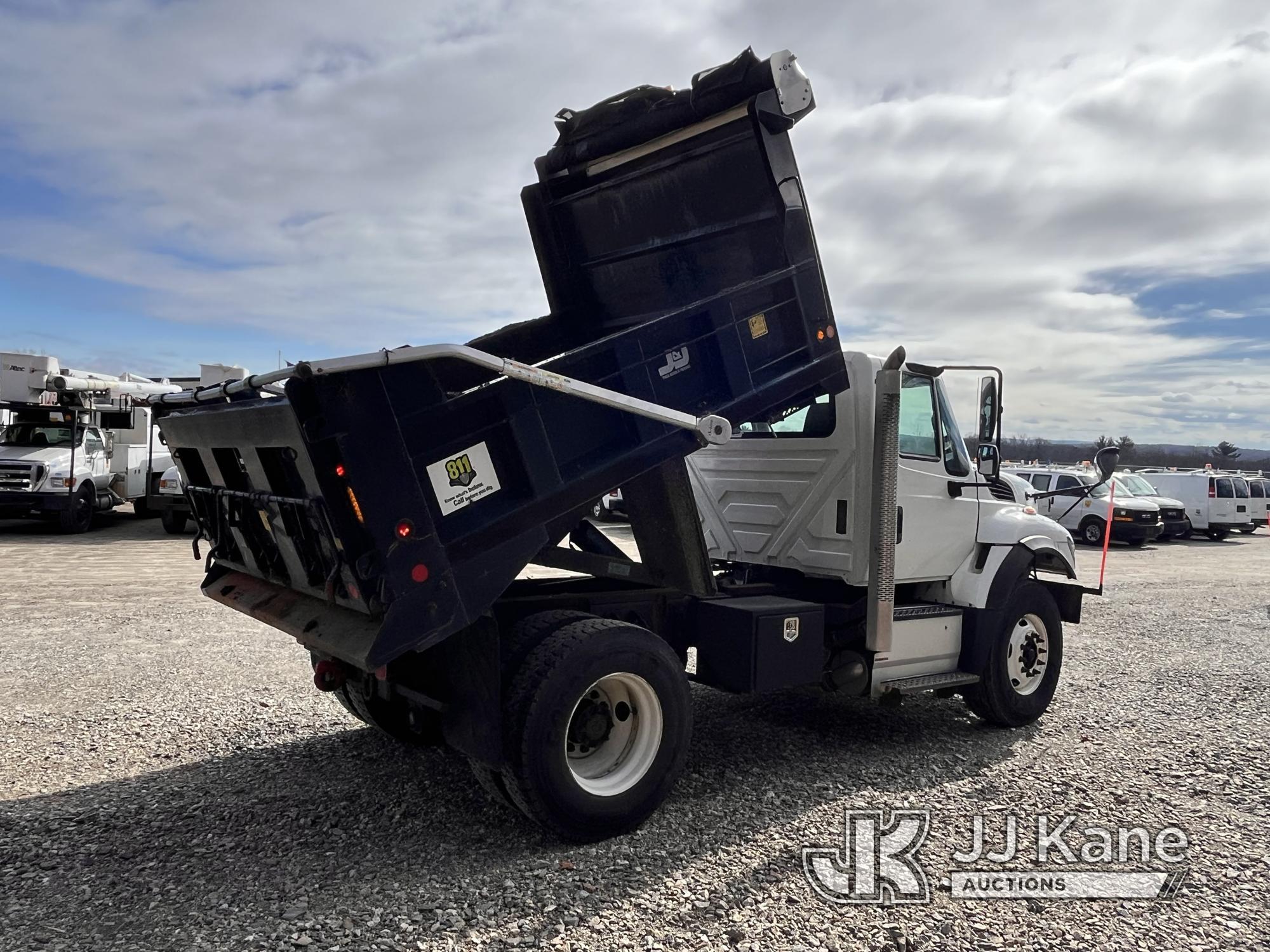 (Shrewsbury, MA) 2016 International 7400 Dump Truck Runs, Moves & Dump Operates) (Rust Damage