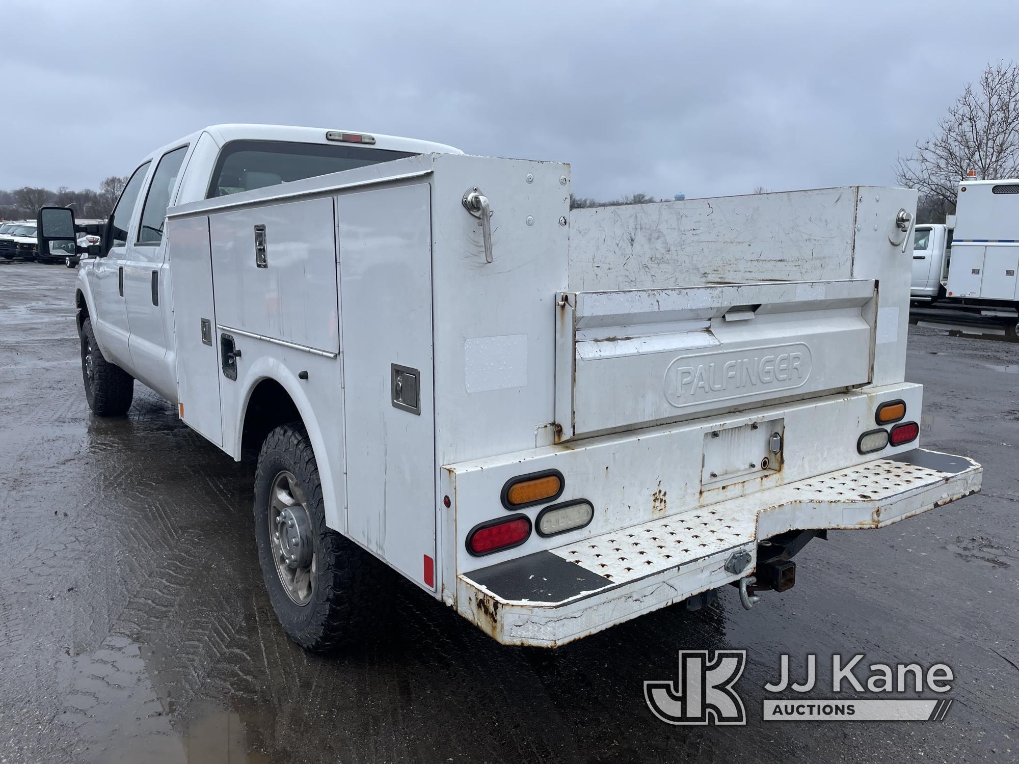 (Plymouth Meeting, PA) 2016 Ford F250 4x4 Crew-Cab Service Truck Runs & Moves, Body& Rust Damage