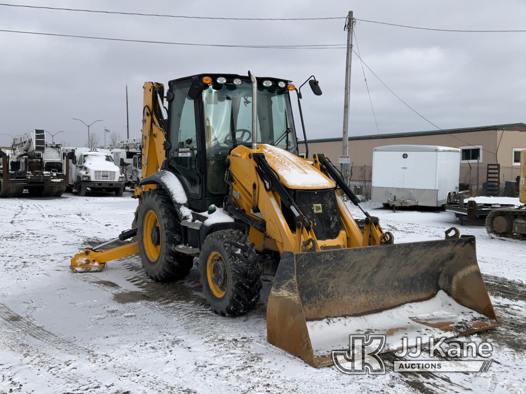 (Rome, NY) 2016 JCB 3CX-14 4x4 Tractor Loader Backhoe No Title) (Runs & Operates