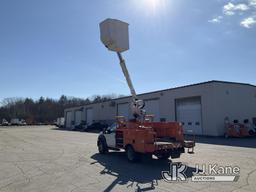 (Wells, ME) Altec AT37G, Articulating & Telescopic Bucket Truck mounted behind cab on 2014 Ford F550