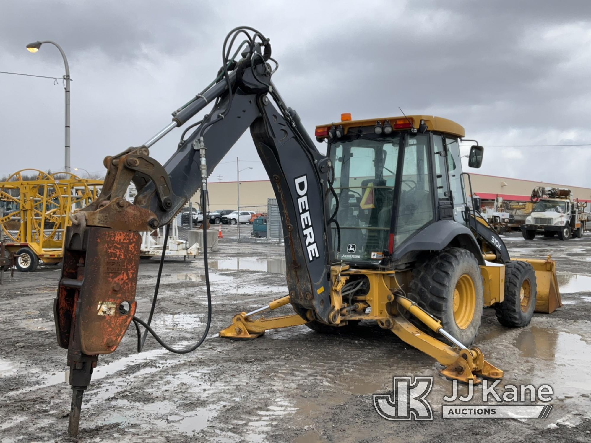 (Rome, NY) 2015 John Deere 310K 4x4 Tractor Loader Backhoe No Title) (Runs & Operates