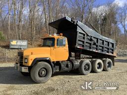 (Shrewsbury, MA) 1999 Mack RD690S T/A Dump Truck Runs, Moves & Dump Operates) (Rust Damage