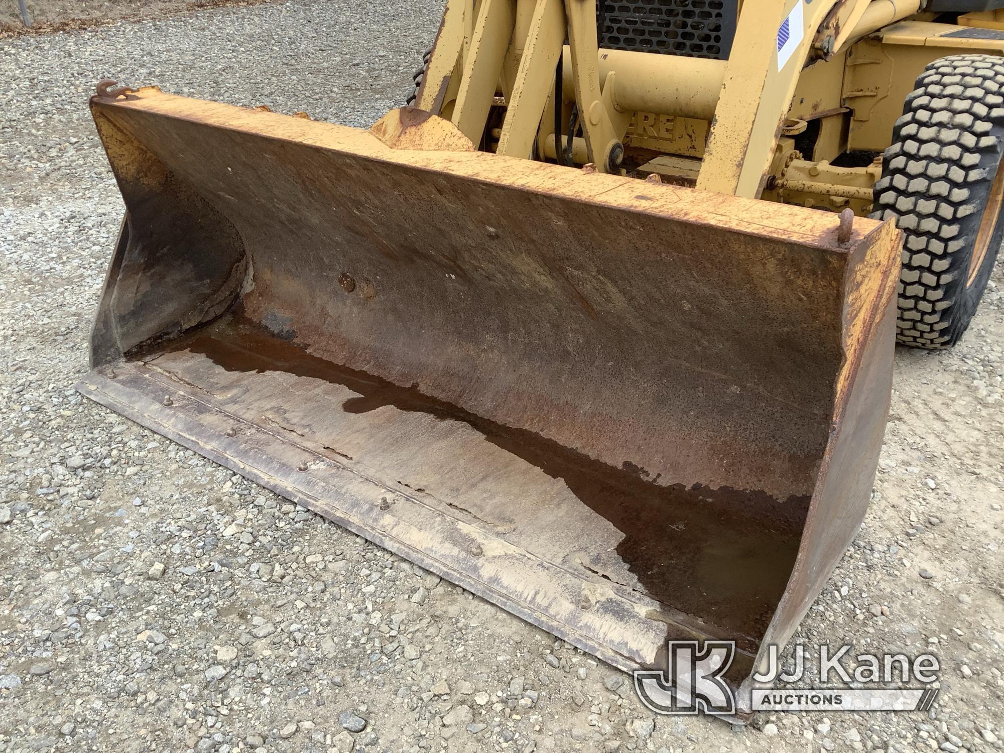 (Shrewsbury, MA) 2004 John Deere 310SG 4x4 Tractor Loader Backhoe No Title) (Runs, Moves & Operates