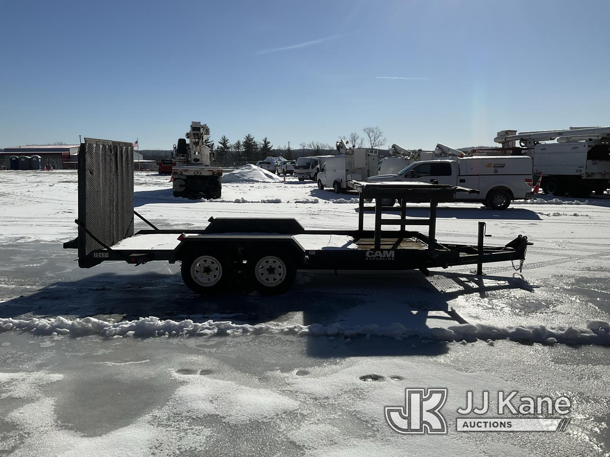 (Shrewsbury, MA) 2010 Cam Superline 3CAM16 T/A Tagalong Equipment Trailer  (Rust Damage