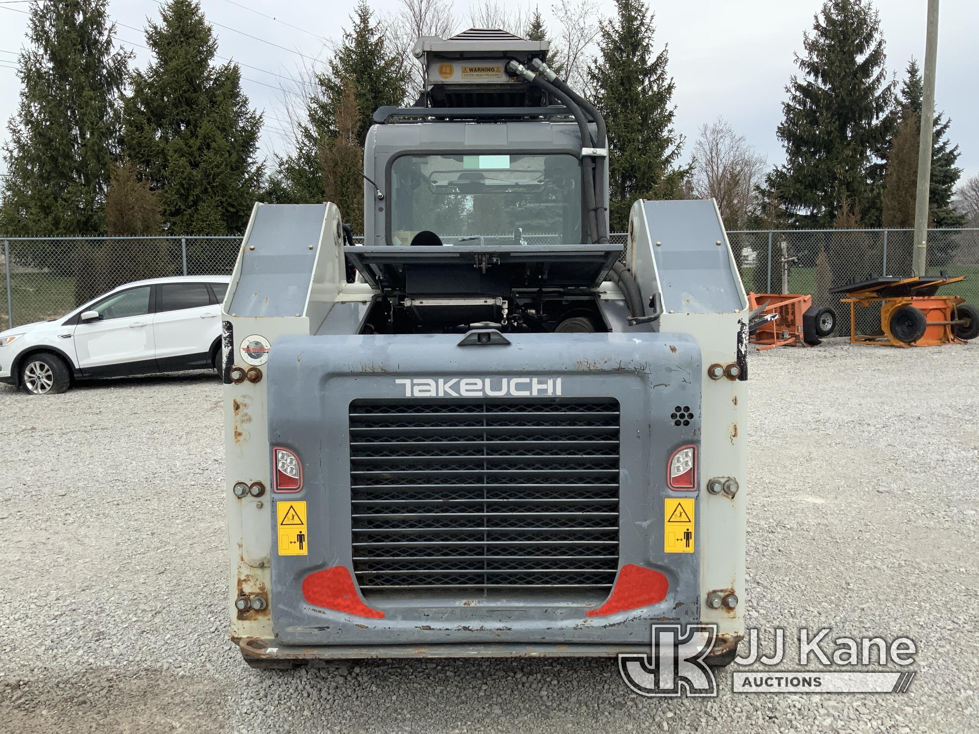 (Fort Wayne, IN) 2018 Takeuchi TL12 Tracked Skid Steer Loader Runs, Moves & Operates) (Smokes, No At