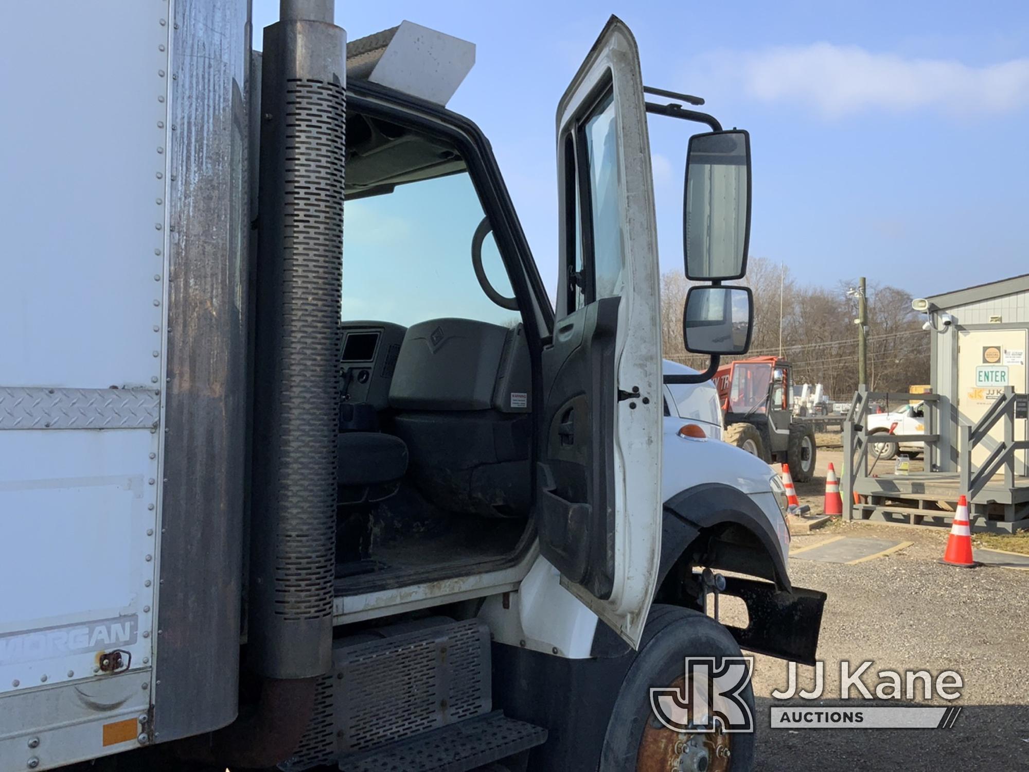 (Charlotte, MI) 2009 International 7600 Refrigerated Van Body Truck Runs, Moves, Key Broken Off In I