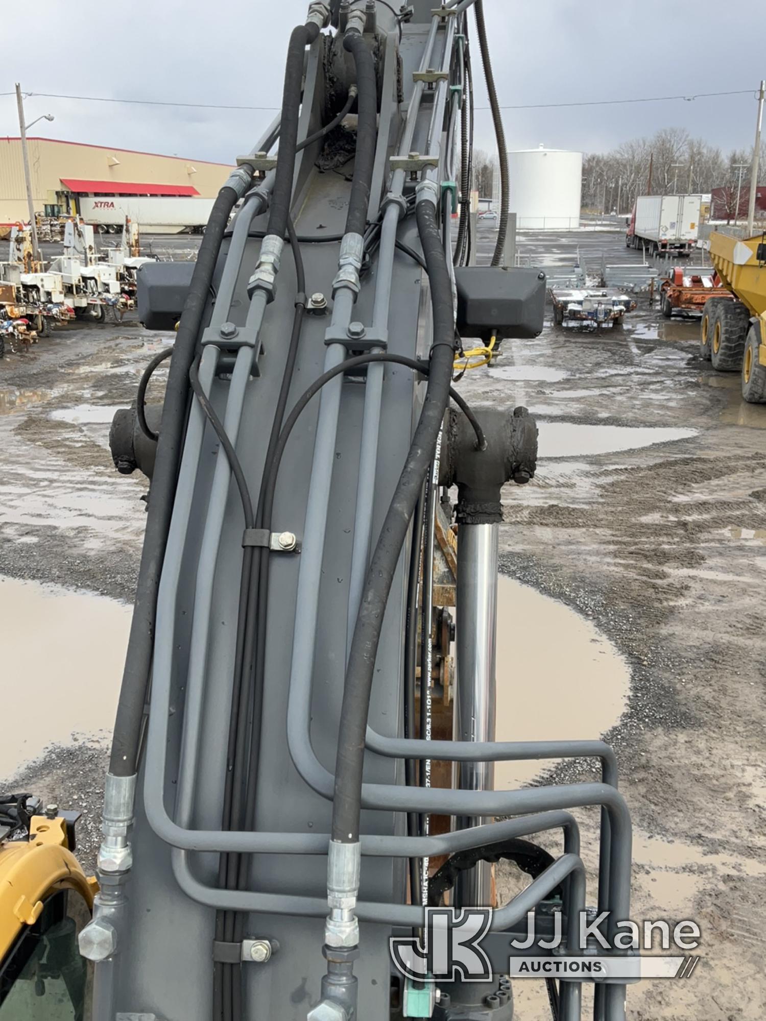 (Rome, NY) 2015 John Deere 135G Hydraulic Excavator Runs, Moves & Operates, Hand Grab Handle Damaged