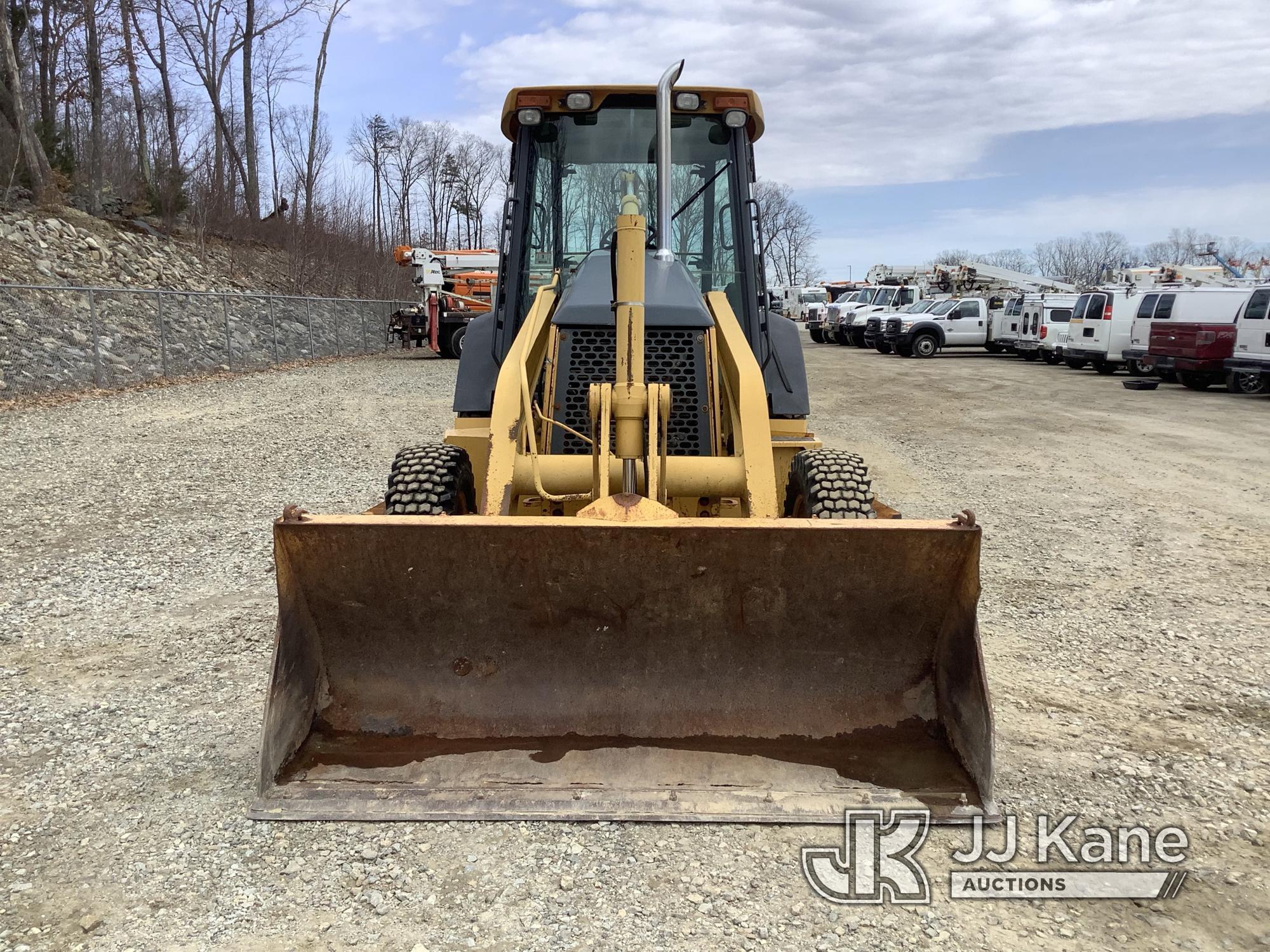 (Shrewsbury, MA) 2004 John Deere 310SG 4x4 Tractor Loader Backhoe No Title) (Runs, Moves & Operates