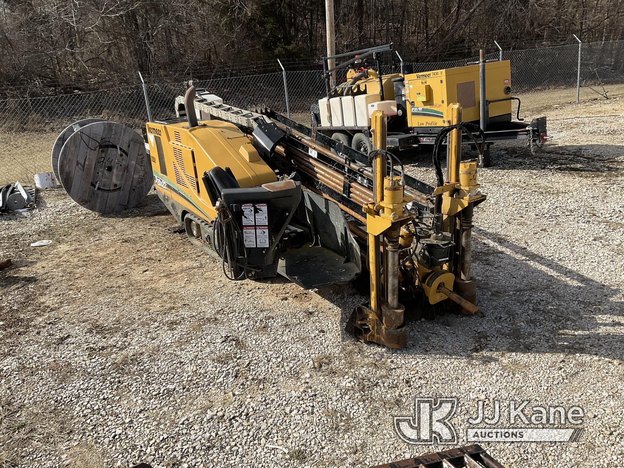 (Paoli, IN) 2012 Vermeer D20x22 Series II Directional Boring Machine Runs, Moves & Operates