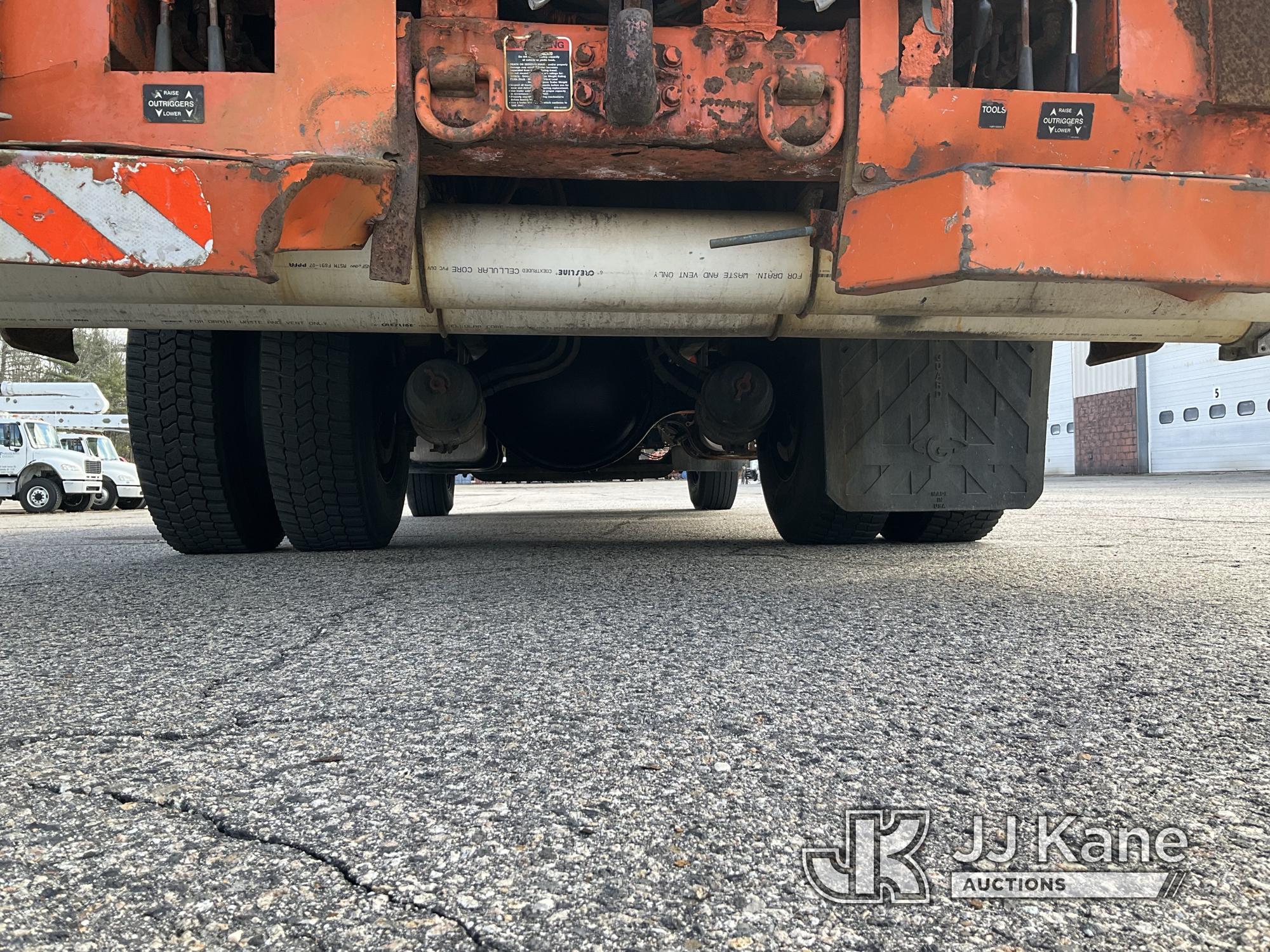 (Wells, ME) Altec AM50-MH, Over-Center Material Handling Bucket Truck rear mounted on 2009 Freightli