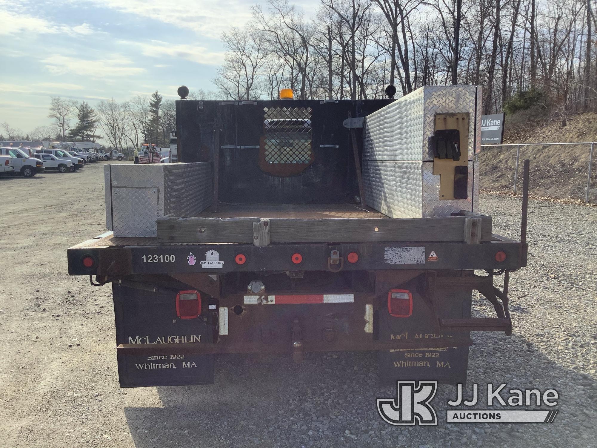 (Shrewsbury, MA) 2012 Chevrolet Silverado 3500HD 4x4 Flatbed Truck Runs & Moves) (Bad Frame, Frame R