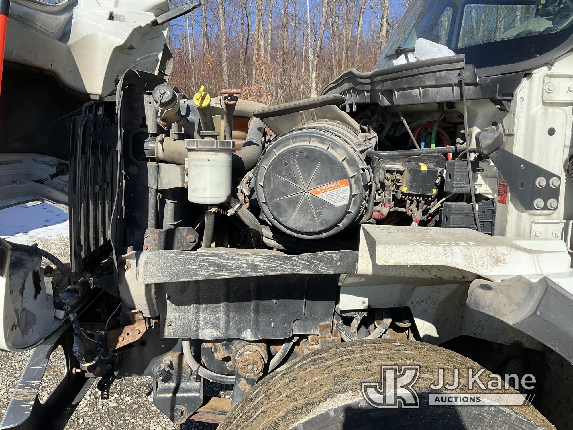 (Shrewsbury, MA) 2016 International 7400 Dump Truck Runs, Moves & Dump Operates) (Check Engine Light