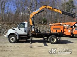 (Shrewsbury, MA) Effer 130/2S, Knuckleboom Crane mounted behind cab on 2015 International 4300 DuraS