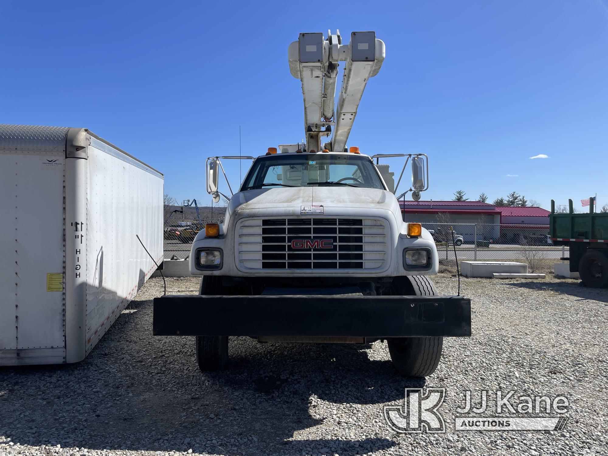 (Shrewsbury, MA) Posi Plus 200-42-A, Bucket Truck rear mounted on 2000 GMC C7500 Utility Truck Not R