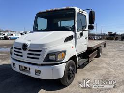 (Plymouth Meeting, PA) 2005 Hino 145 Flatbed Truck Runs & Moves, Abs Light On, Body & Rust Damage