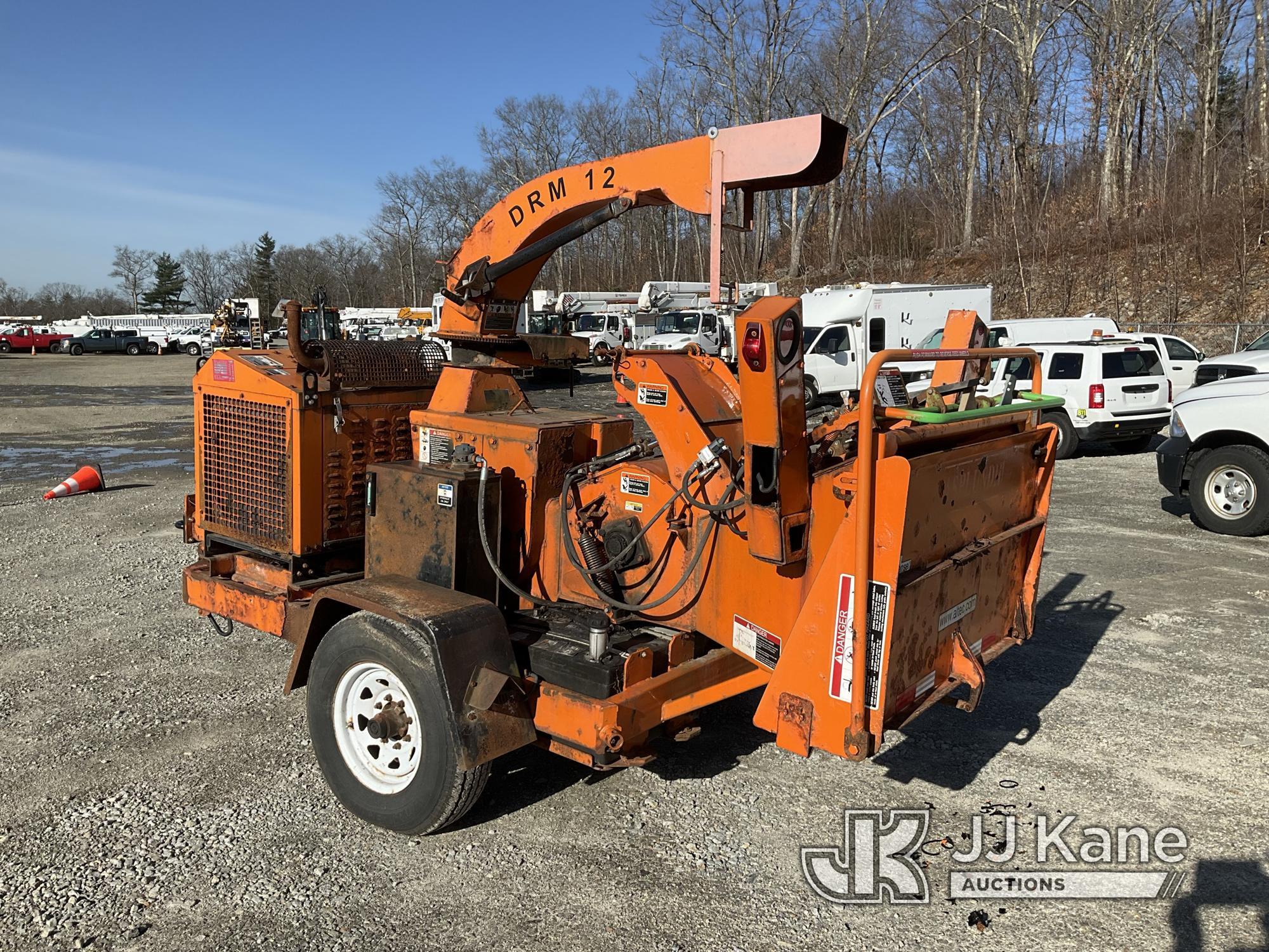 (Shrewsbury, MA) 2015 Altec DRM12 Chipper (12in Drum) Runs) (Operating Condition Unknown, Rust Damag