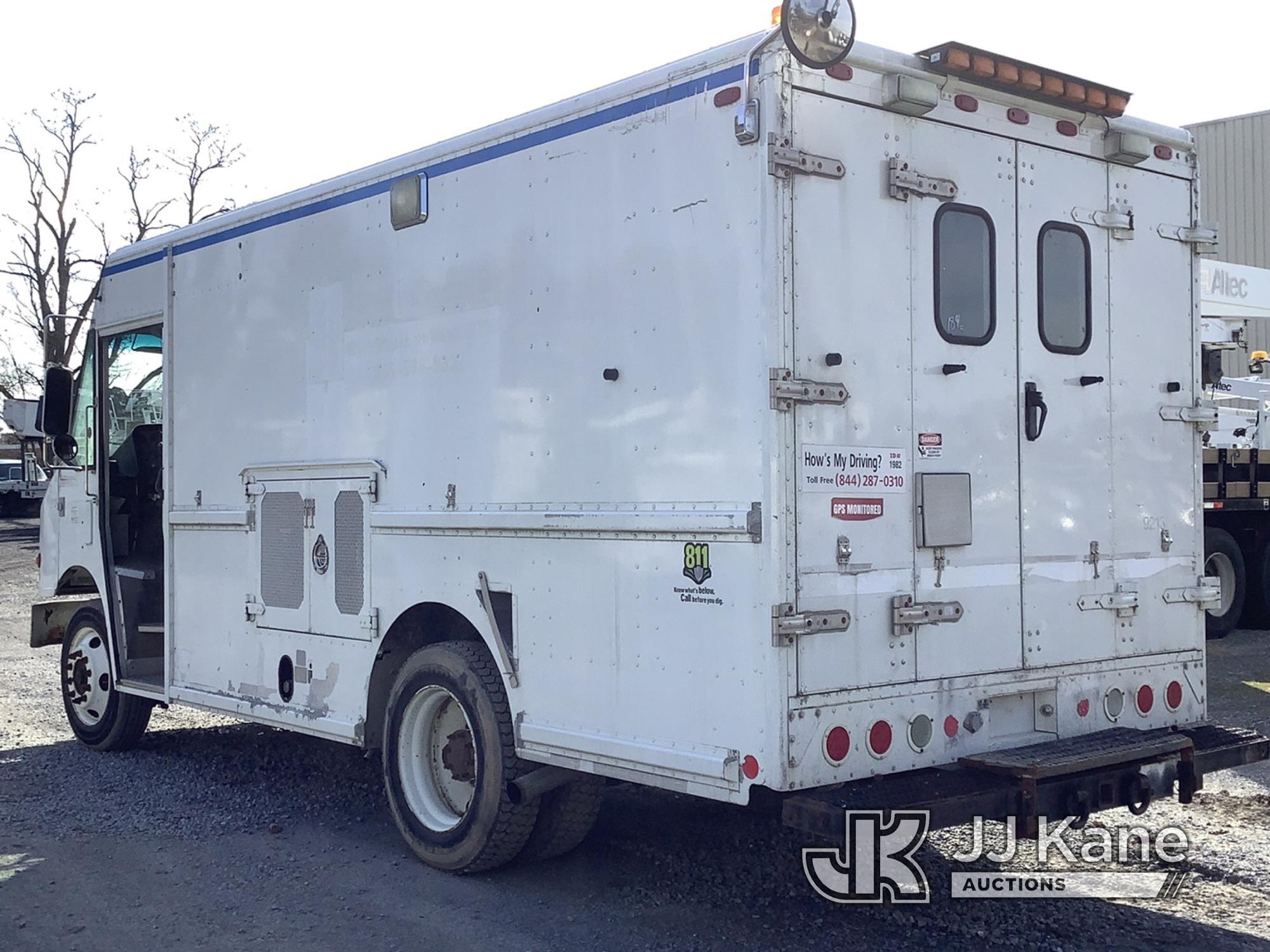 (Frederick, MD) 2006 Freightliner MT55 Van Body/Air Compressor Truck, 25 Ft Long With 15 In Front Bu