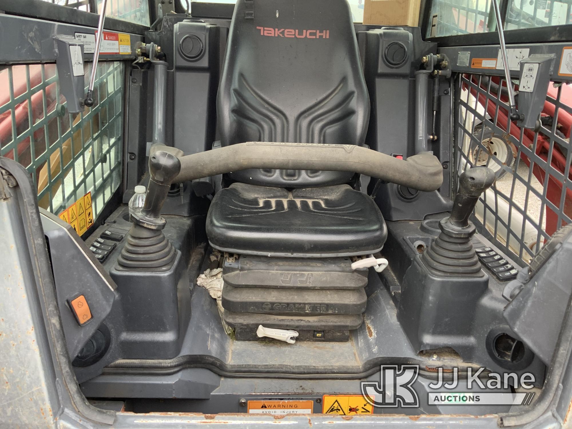 (Fort Wayne, IN) 2018 Takeuchi TL12 Tracked Skid Steer Loader Runs, Moves & Operates) (Smokes, No At