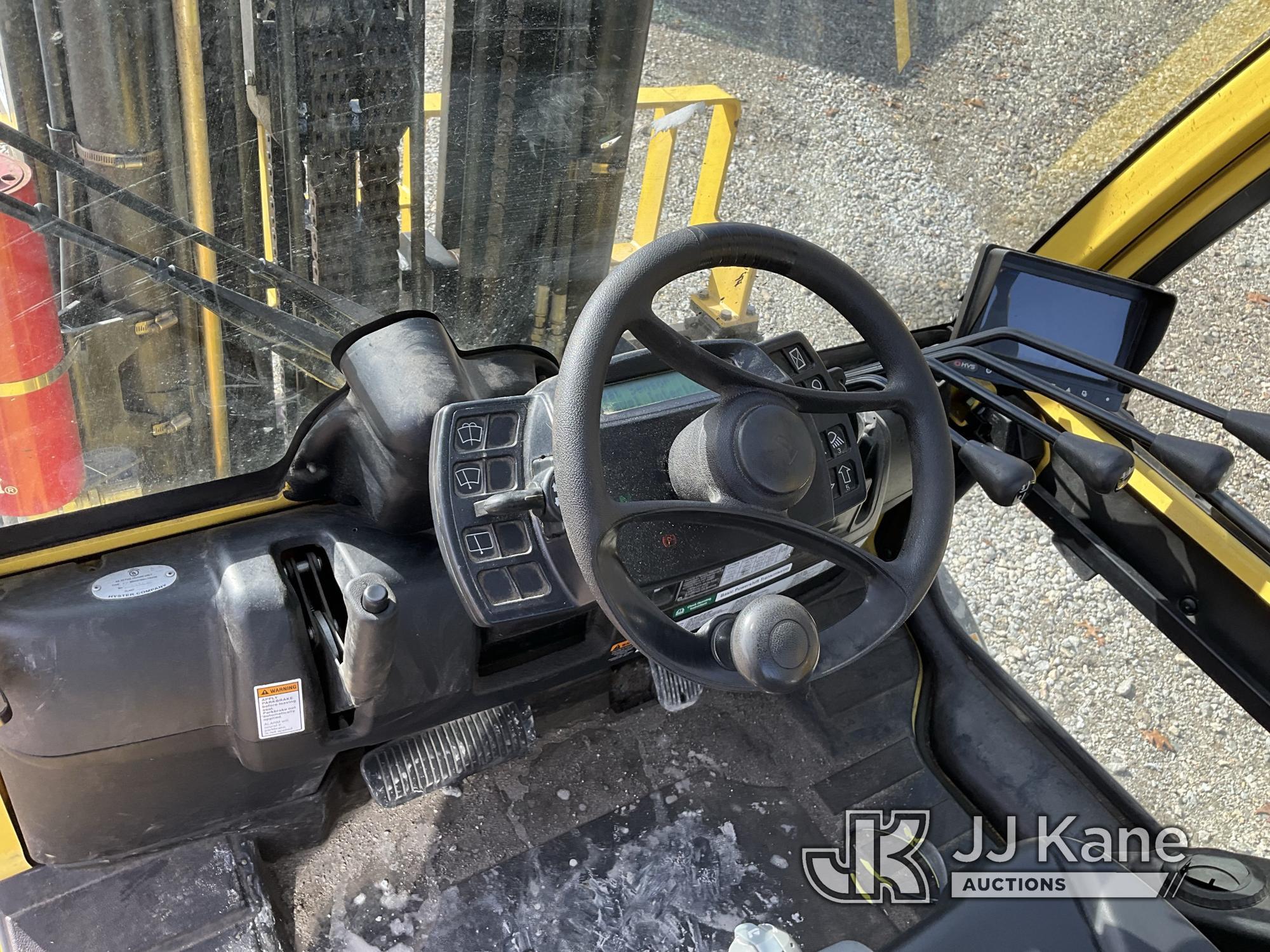 (Shrewsbury, MA) 2012 Hyster H155FT Rubber Tired Forklift Runs, Moves & Operates