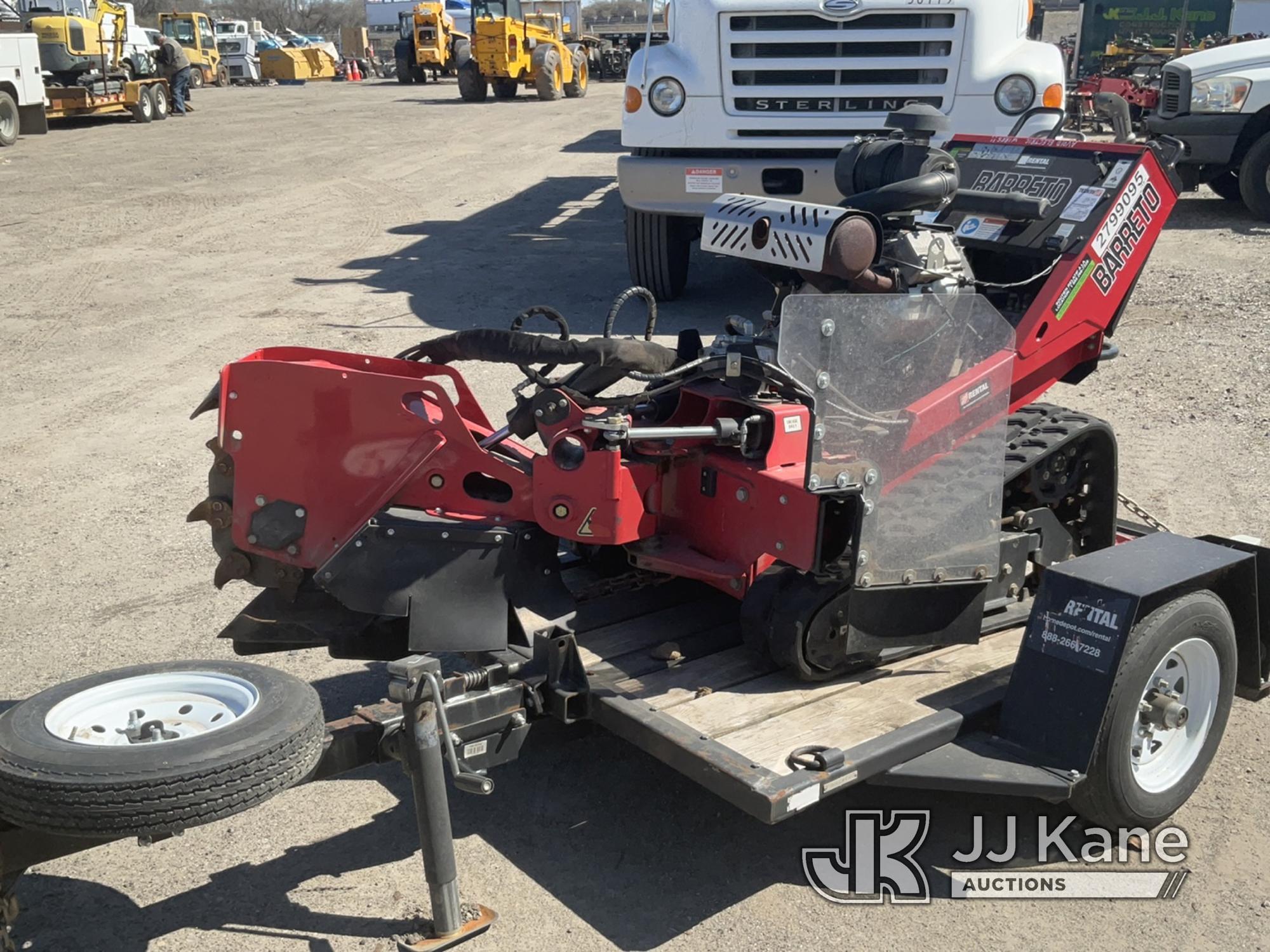 (Plymouth Meeting, PA) 2018 Barreto 30SG Walk-Behind Crawler Stump Grinder No Title For Support Trai