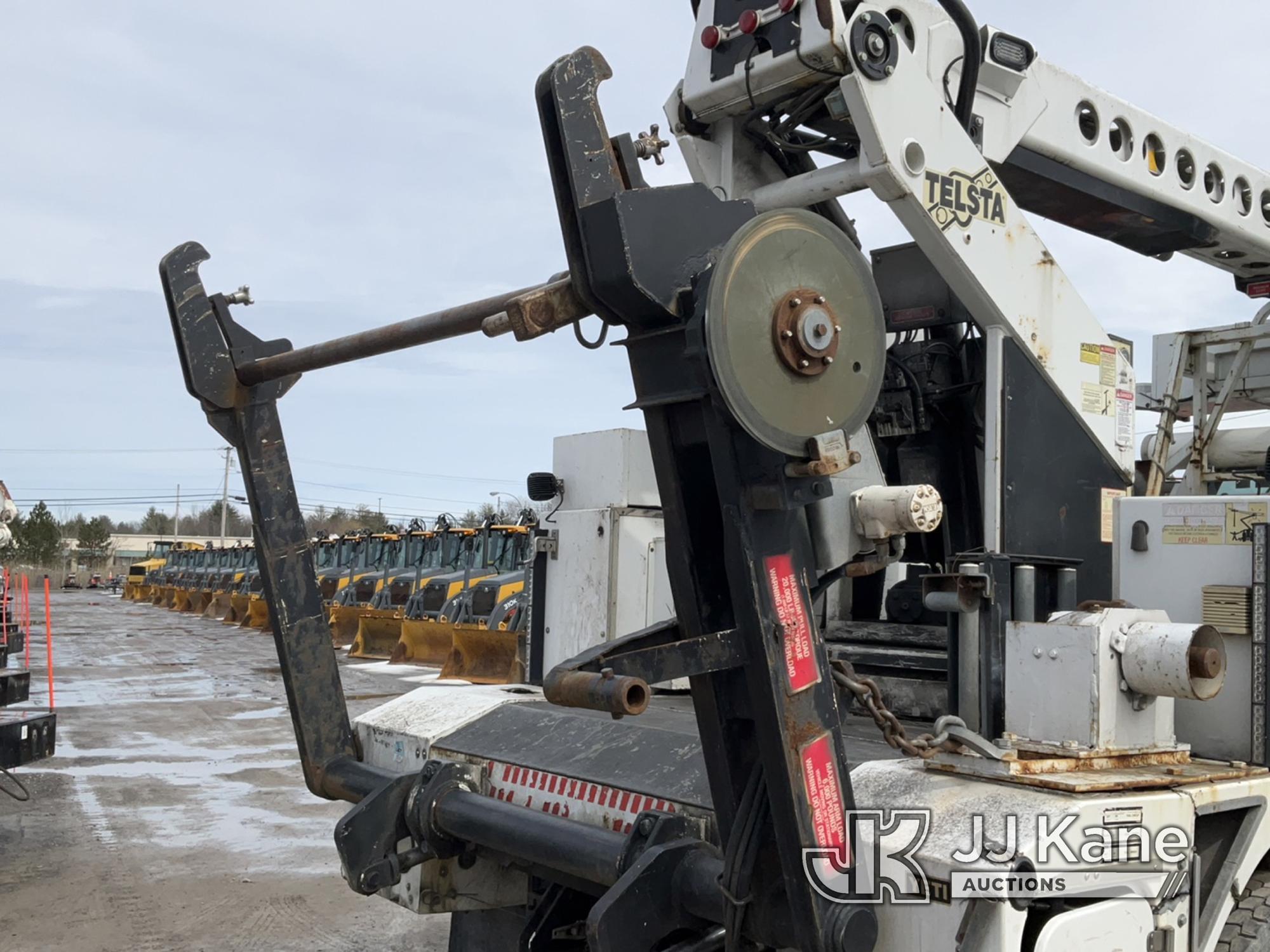 (Rome, NY) Telsta T40C, Telescopic Non-Insulated Cable Placing Bucket Truck mounted on 2001 GMC C750