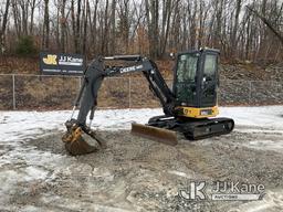 (Shrewsbury, MA) 2017 John Deere 35G Mini Hydraulic Excavator Runs, Moves & Operates
