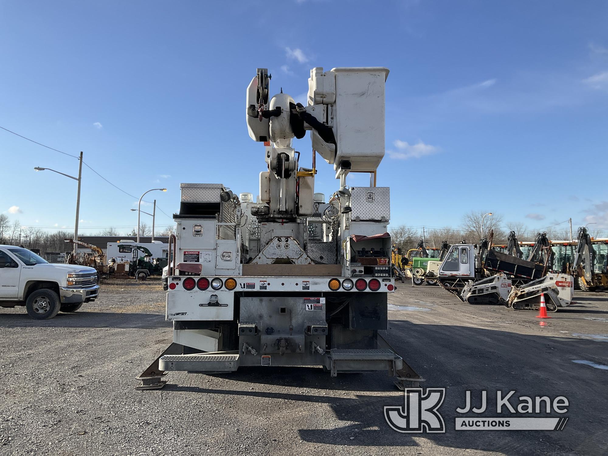 (Rome, NY) Altec AN55-OC, Material Handling Bucket Truck rear mounted on 2014 Freightliner M2 106 4x