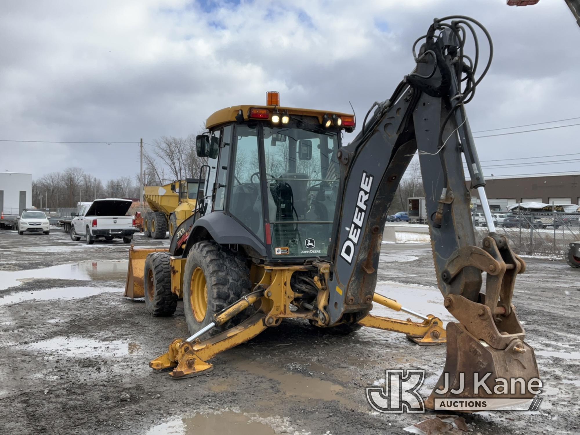 (Rome, NY) 2014 John Deere 310K 4x4 Tractor Loader Backhoe No Title) (Runs & Operates