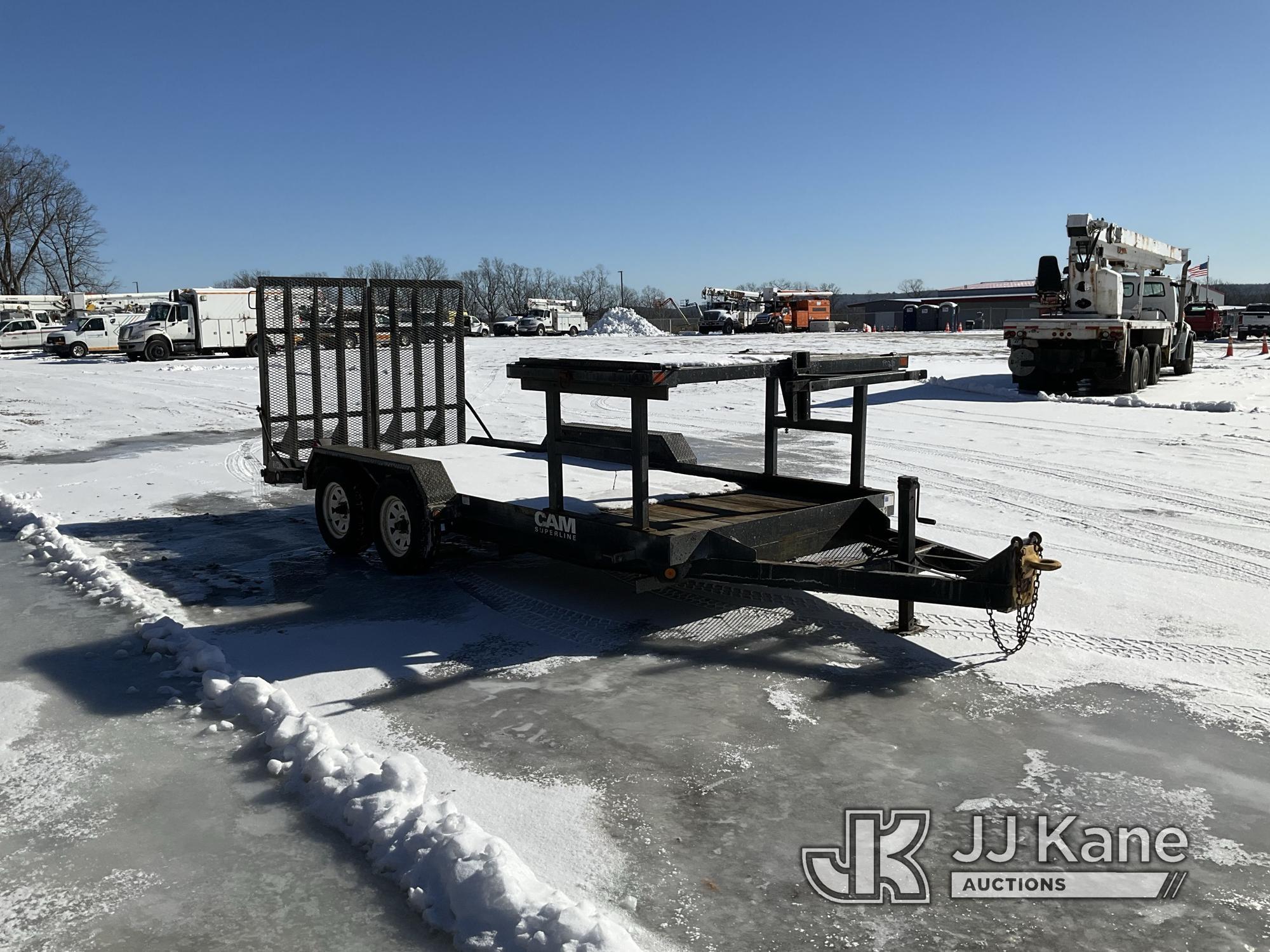 (Shrewsbury, MA) 2010 Cam Superline 3CAM16 T/A Tagalong Equipment Trailer  (Rust Damage