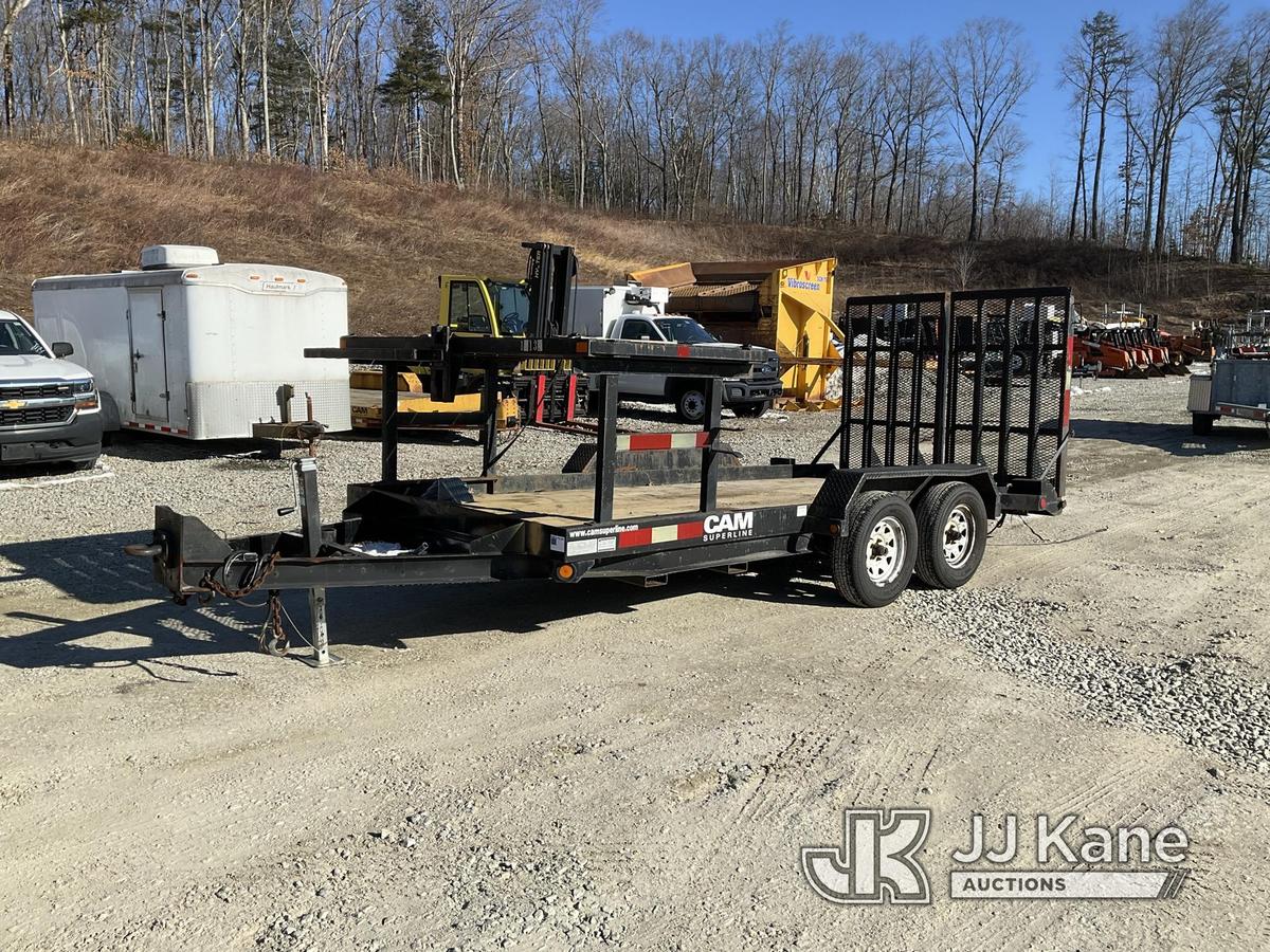 (Shrewsbury, MA) 2010 Cam Superline 3CAM16 T/A Tagalong Equipment Trailer Missing Trailer Plug