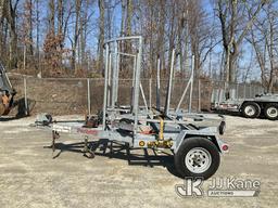 (Shrewsbury, MA) 2010 Purdy Bilt Galvanized Rotating PVC Coil Pipe Trailer Operates