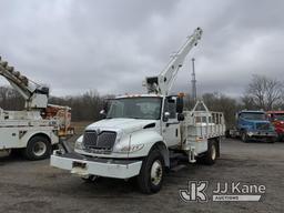 (Ashland, OH) Terex/Telelect Commander 4045, Hydraulic Truck Crane mounted behind cab on 2007 Intern