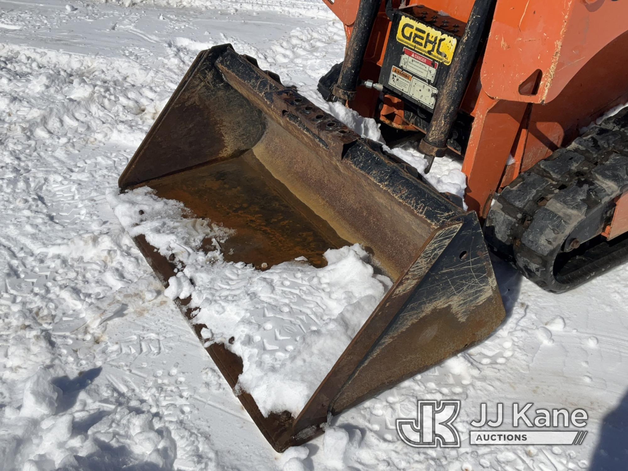 (Rome, NY) 2019 Gehl RT105 Crawler Skid Steer Loader Runs & Operates, Slight Engine Smoke