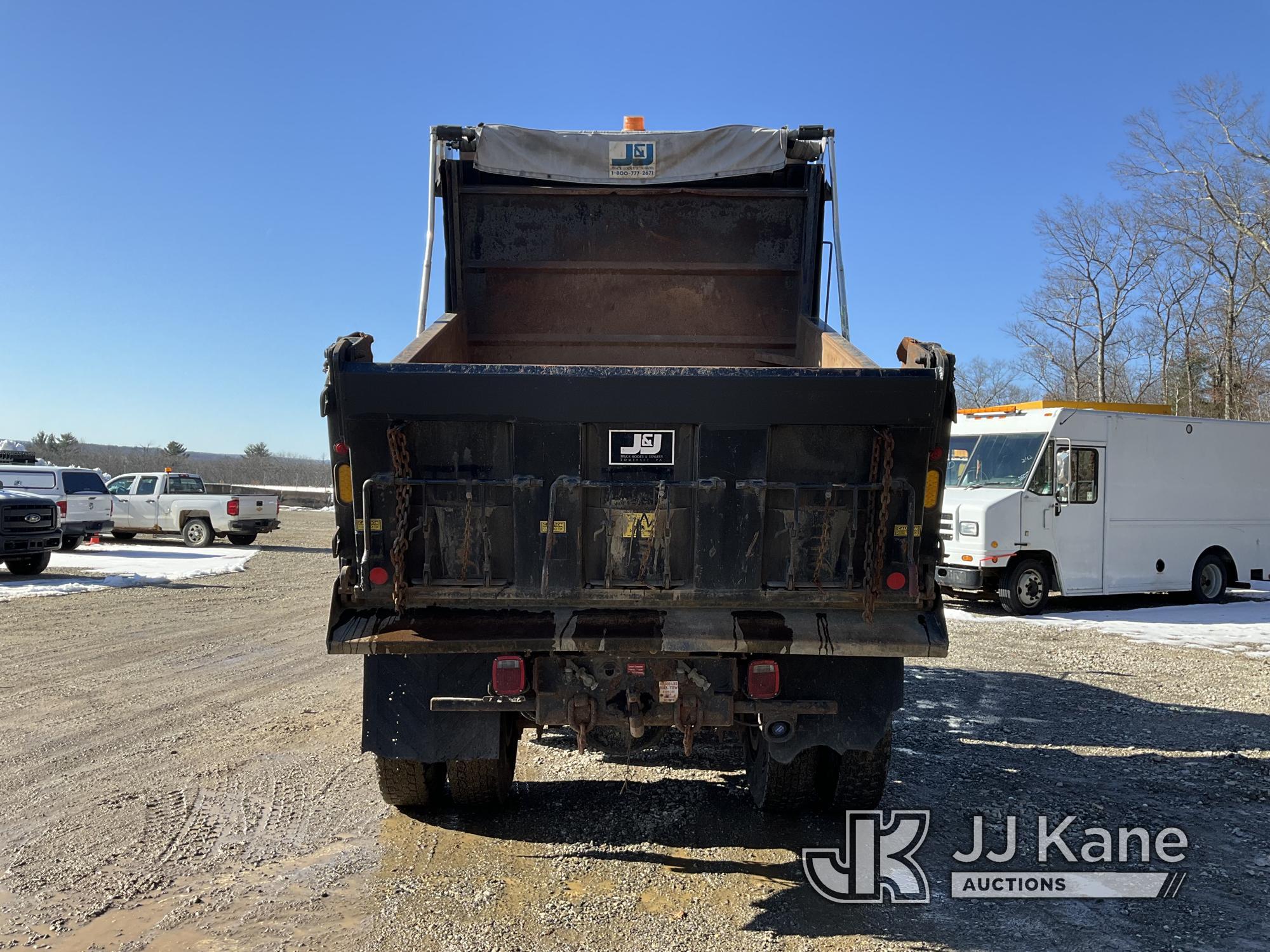 (Shrewsbury, MA) 2016 International 7400 Dump Truck Runs, Moves & Dump Operates) (Check Engine Light