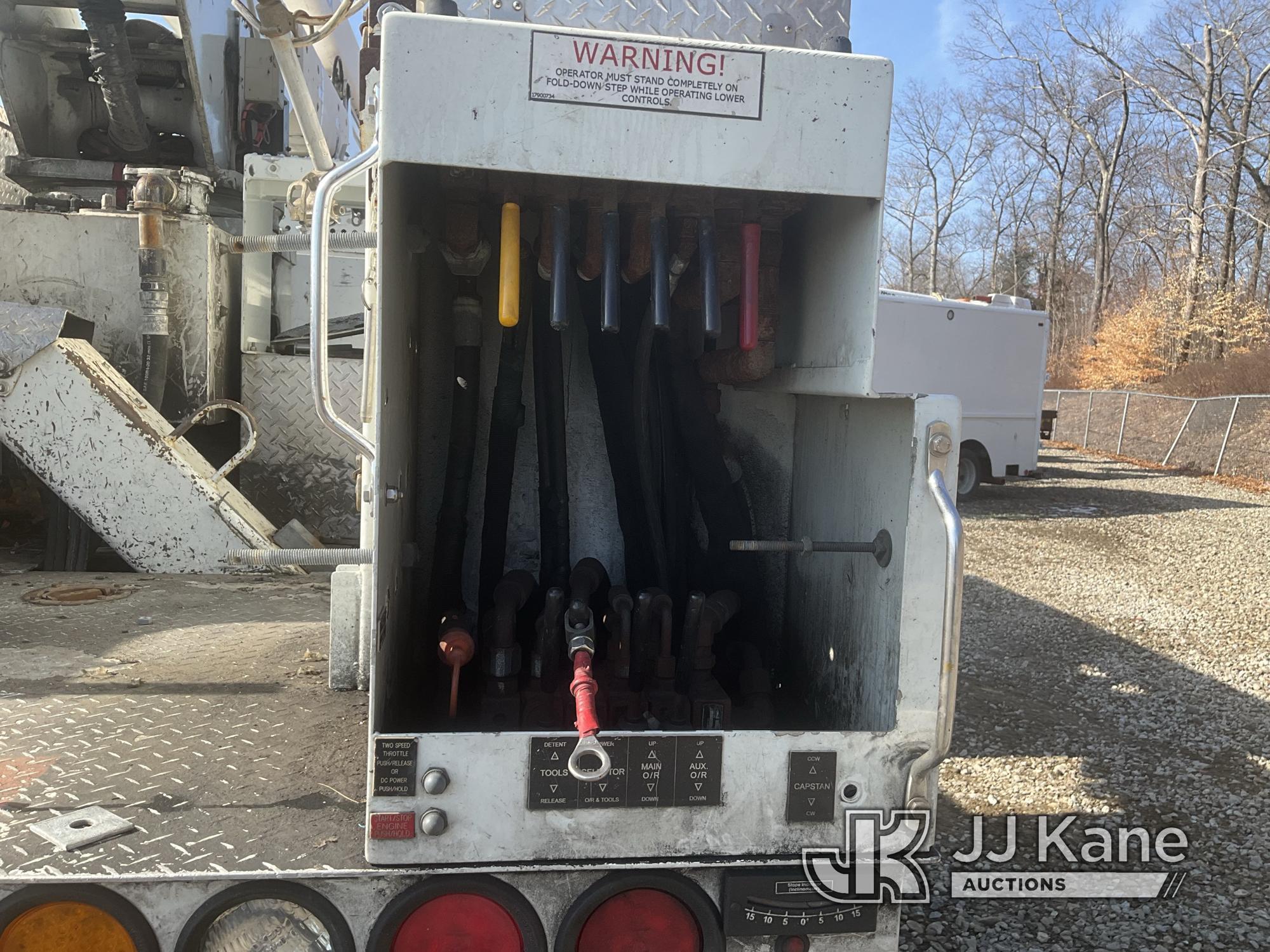 (Shrewsbury, MA) HiRanger HR52-MH, Material Handling Bucket Truck rear mounted on 2012 Freightliner