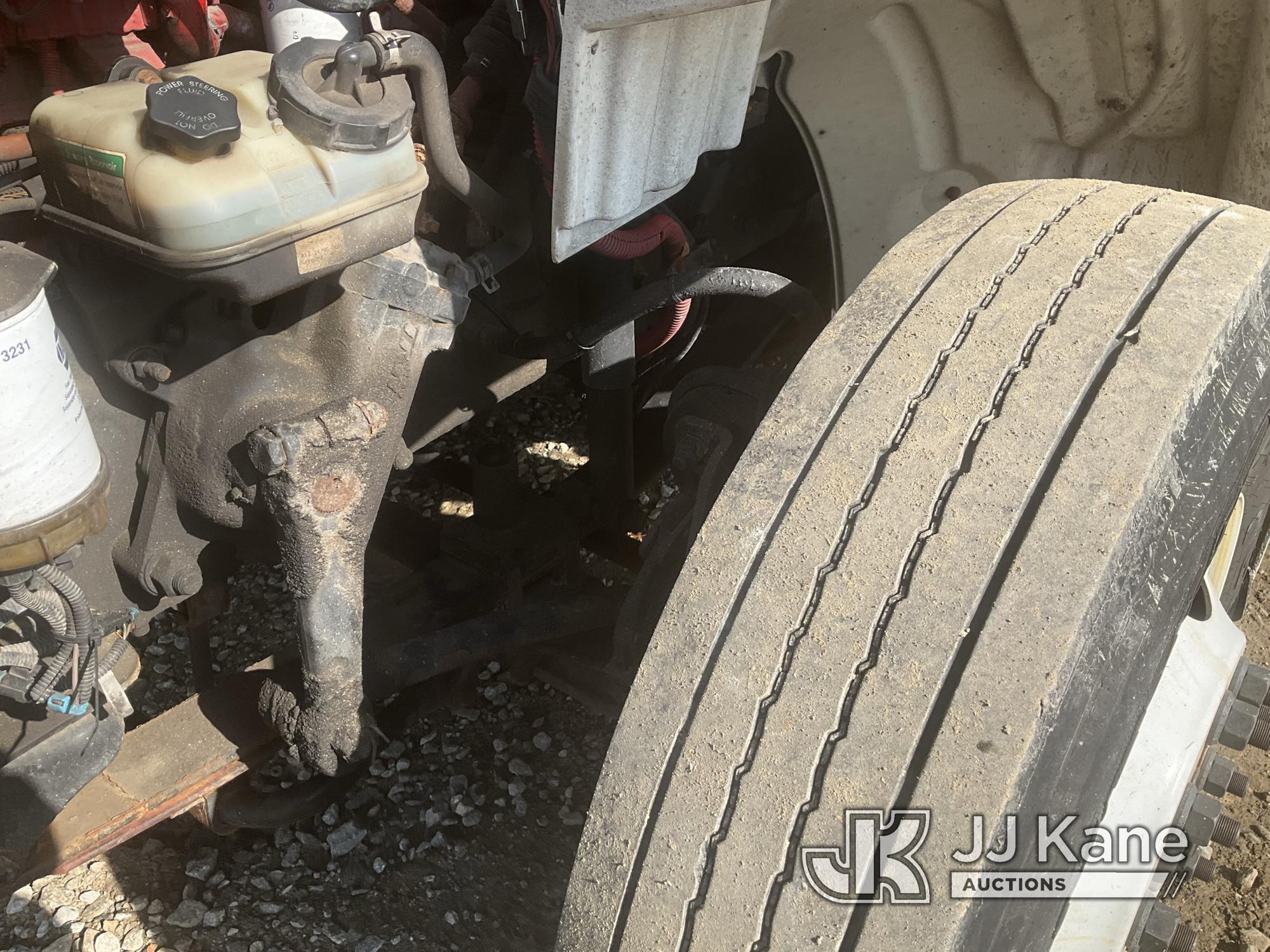 (Shrewsbury, MA) HiRanger HR52-MH, Material Handling Bucket Truck rear mounted on 2012 Freightliner