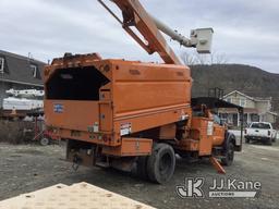 (Deposit, NY) Altec LR760E70, Over-Center Elevator Bucket Truck mounted behind cab on 2013 Ford F750