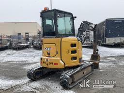 (Rome, NY) 2016 John Deere 35G Mini Hydraulic Excavator Runs, Moves & Operates, Body & Rust Damage,