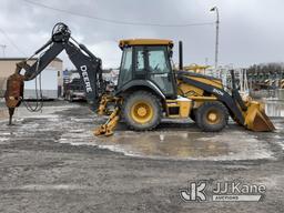 (Rome, NY) 2015 John Deere 310K 4x4 Tractor Loader Backhoe No Title) (Runs & Operates