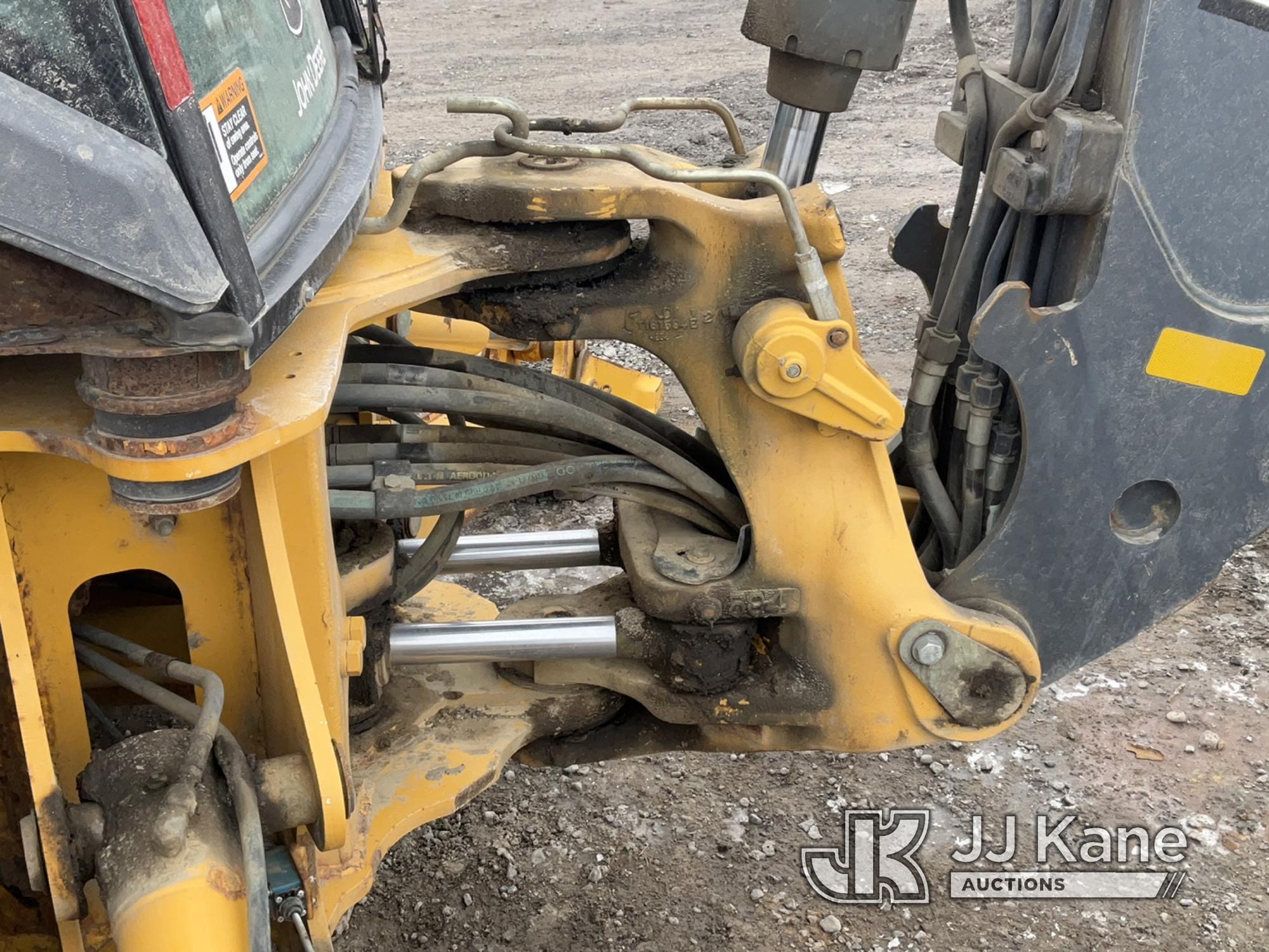 (Rome, NY) 2014 John Deere 310K 4x4 Tractor Loader Backhoe No Title) (Runs & Operates