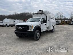 (Smock, PA) 2017 Ford F550 Air Compressor/Enclosed Utility Truck Runs, Moves & Operates, Compressor