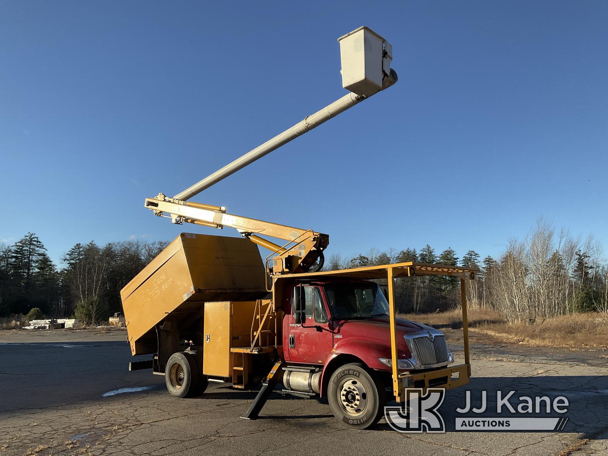 (Wells, ME) Altec LR7-60, Over-Center Bucket Truck mounted behind cab on 2014 International 4300 Chi